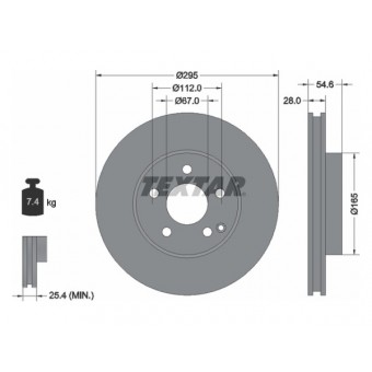 Fren Diski W211 Ön Havalı 200>240